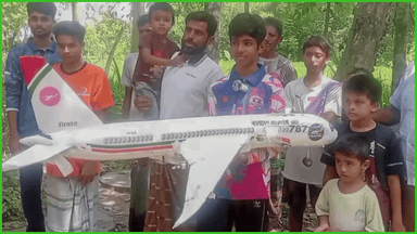 স্বপ্ন আকাশ ছোঁয়ার, টিফিনের টাকায় বিমান বানাল সামিউল