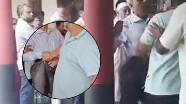 অফিস থেকে টেনে বের করে অধ্যক্ষকে মারধর, ভিডিও ভাইরাল