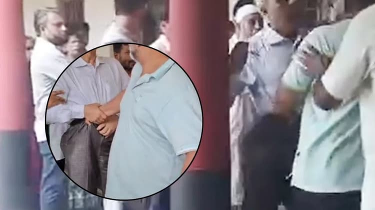 অফিস থেকে টেনে বের করে অধ্যক্ষকে মারধর, ভিডিও ভাইরাল