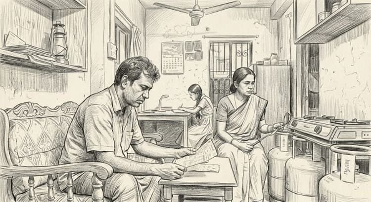 গ্যাসে চুলা জ্বলে না, বিদ্যুৎ বিলও থামে না: সংকটের দুই আগুনে মানুষ