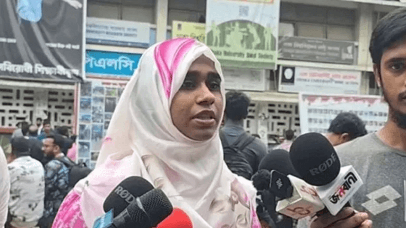 কারচুপির অভিযোগে ভোট বর্জন করলেন ভিপি প্রার্থী তাহমিনা