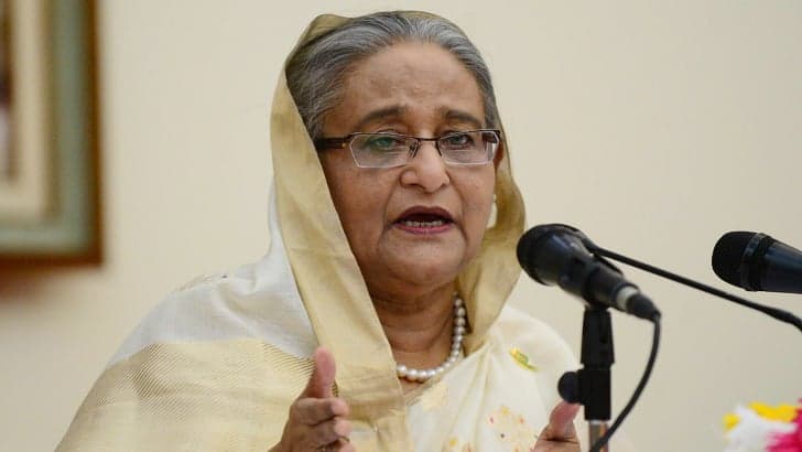 দিল্লিতে শেখ হাসিনার সংবাদ সম্মেলন, ভারতের কোনো আপত্তি নেই বলছে আয়োজক ক্লাব