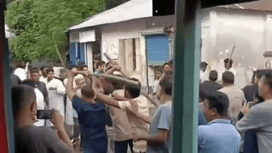 কুড়িগ্রামে এনসিপির বিক্ষোভে হামলা, আহত ১০