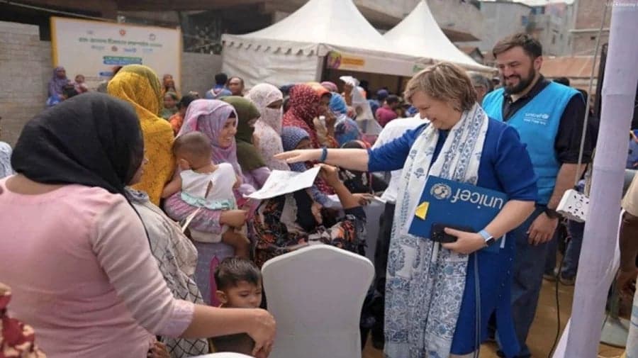 বাংলাদেশে শিশুদের জন্য ২ কোটি ১৯ লাখ হাম-রুবেলা টিকা দিচ্ছে যুক্তরাষ্ট্র