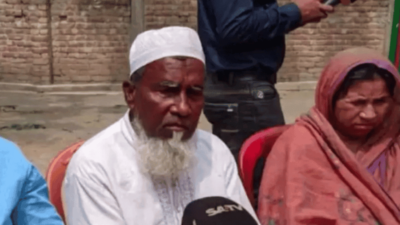 রায়ে অসন্তোষ প্রকাশ আবু সাঈদের বাবার