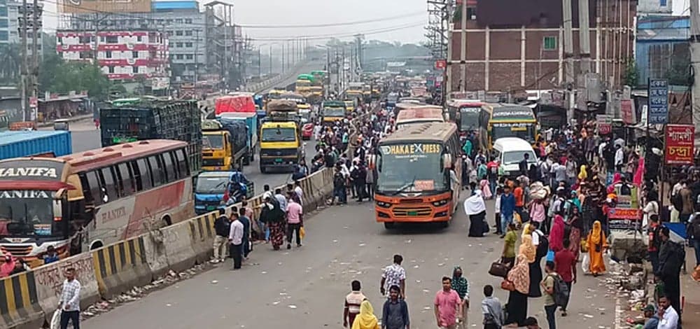 গ্যাস সংকটে গাজীপুরের ২০ শতাংশ কারখানায় চার দিনের ছুটি