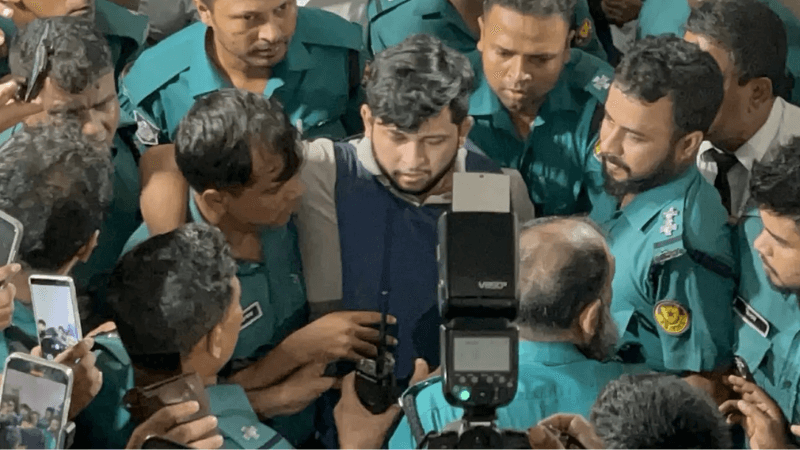 তৌহিদ আফ্রিদির ৫ দিনের রিমান্ড