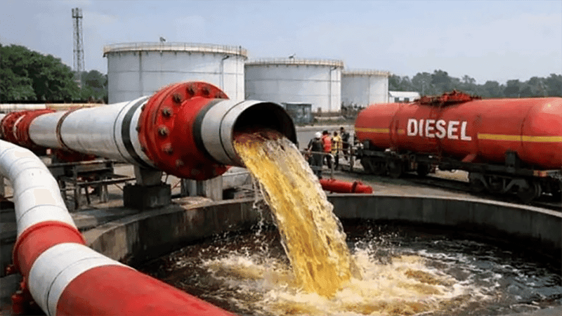 ভারত থেকে ৭ হাজার মেট্রিক টন ডিজেল পাম্পিং শুরু
