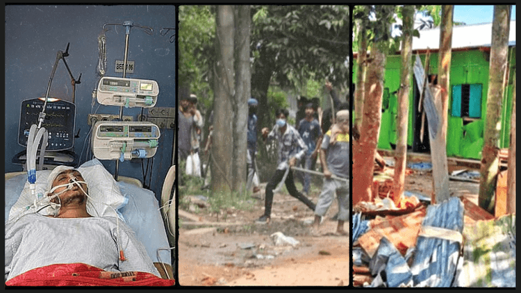 লন্ডভন্ড জোবরা গ্রাম, হাসপাতালে কাতরাচ্ছেন ছাত্ররা