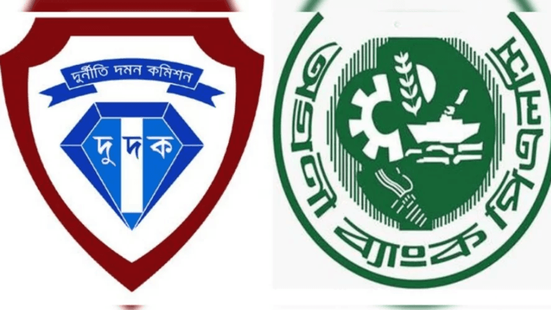 ১৯০ কোটি টাকা আত্মসাত, ৭ ব্যাংক কর্মকর্তাসহ ১১ জনের বিরুদ্ধে মামলা দুদকের