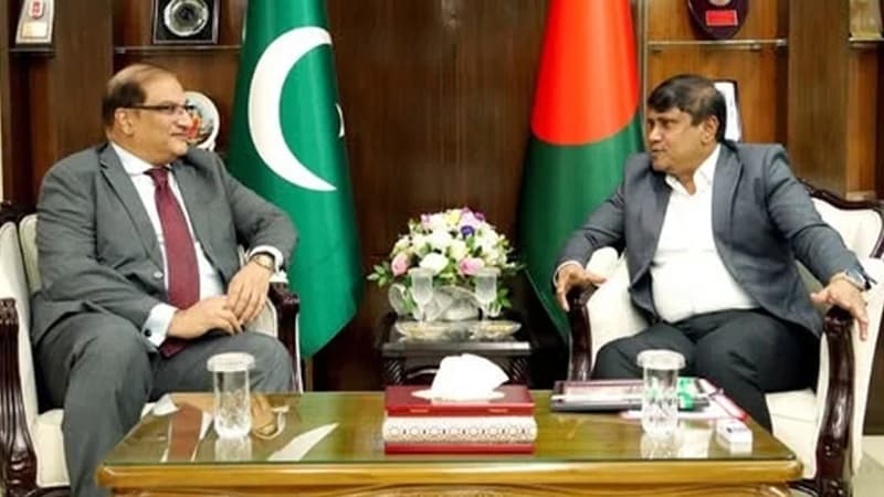 প্রতিরক্ষা উপদেষ্টার সঙ্গে পাকিস্তানের হাইকমিশনারের সাক্ষাৎ