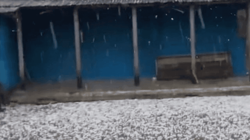 সুনামগঞ্জে ব্যাপক শিলাবৃষ্টি, ফসল নিয়ে শঙ্কা