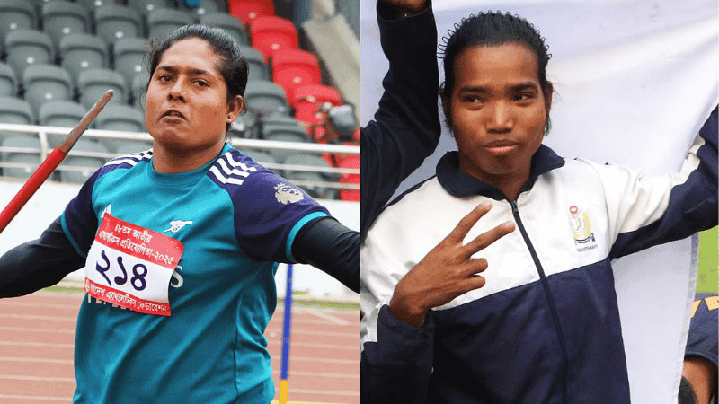 লিঙ্গ পরীক্ষায় ব্যর্থ জান্নাত ও কবিতা নিষিদ্ধ, সব পদক বাতিল