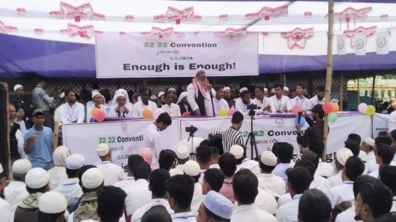 নিজ দেশে ফিরতে রোহিঙ্গাদের ঐক্যের ডাক