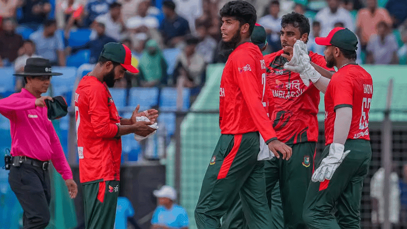 সিরিজ রক্ষার ম্যাচে বাংলাদেশের সামনে ১৯৭ রানের লক্ষ্য