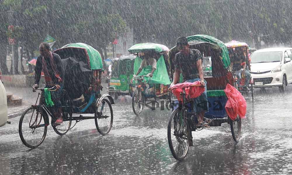ঢাকাসহ সারা দেশে টানা পাঁচ দিন বৃষ্টিপাতের পূর্বাভাস