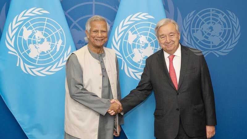 বাংলাদেশের প্রতি দৃঢ় সংহতি প্রকাশ জাতিসংঘ মহাসচিবের