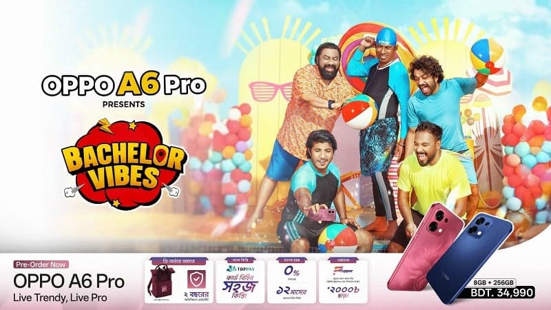 ব্যাচেলর পয়েন্টের স্পেশাল এপিসোডের অংশীদারিত্বে উন্মোচিত হয়েছে অপো এ৬ প্রো