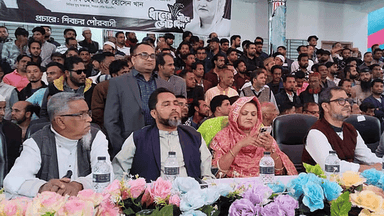 ‘জয় বাংলা, জয় বঙ্গবন্ধু’ বলে ধানের শীষে ভোট চাইলেন আ.লীগের নেতারা