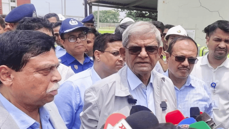 এক বছরের মধ্যে গন্ধর্বপুর পানি শোধনাগার প্রকল্প চালু হবে: মির্জা ফখরুল