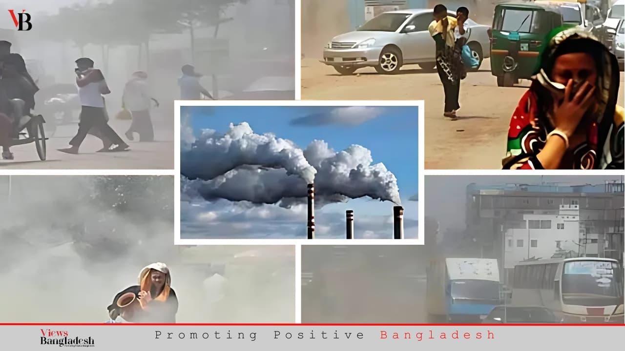 বিশ্বের দূষিত শহরের তালিকায় দ্বিতীয় স্থানে ঢাকা