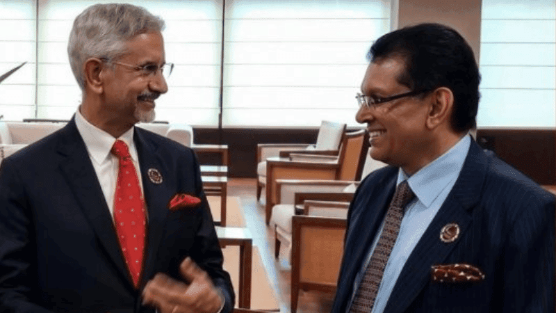 খলিলুর রহমানের সঙ্গে ভারতের পররাষ্ট্রমন্ত্রী জয়শঙ্করের সাক্ষাৎ
