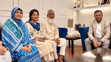 অভিনেত্রী বাঁধনের বাসায় পররাষ্ট্র প্রতিমন্ত্রী