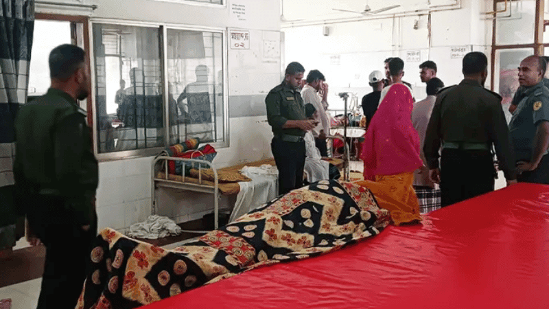 হাসপাতালে অক্সিজেন সিলিন্ডার মাথায় পড়ে রোগীর মৃত্যু