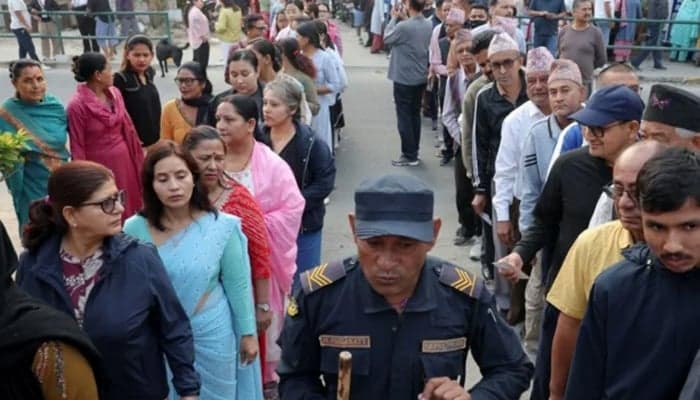 নেপালে সরকার পতনের পর প্রথম সাধারণ নির্বাচনে ভোটগ্রহণ চলছে