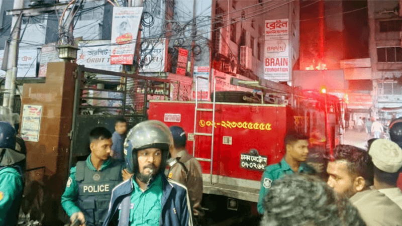 উদীচী শিল্প গোষ্ঠীর কার্যালয়ে আগুন