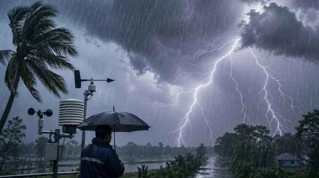 রংপুর, ময়মনসিংহ ও সিলেট বিভাগে বজ্রবৃষ্টির আশঙ্কা, নদীবন্দরে সতর্কতা