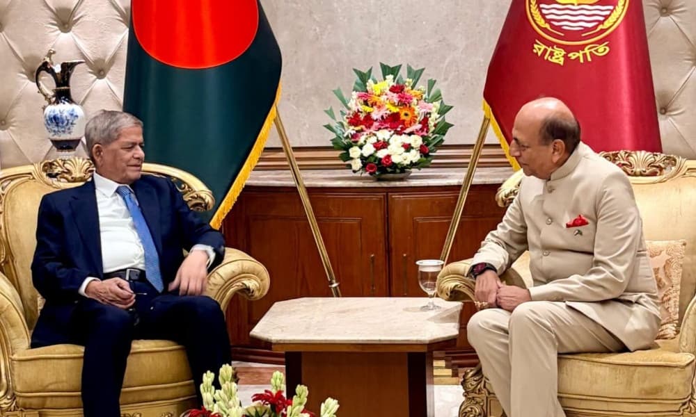 রাষ্ট্রপতির সঙ্গে ভারতীয় হাইকমিশনারের সৌজন্য সাক্ষাৎ