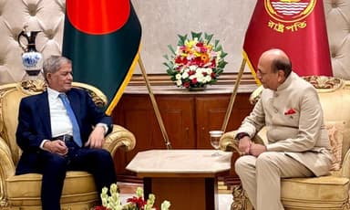 রাষ্ট্রপতির সঙ্গে ভারতীয় হাইকমিশনারের সৌজন্য সাক্ষাৎ