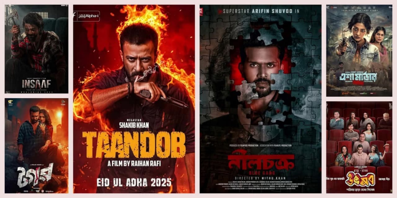 ঈদুল আজহায় মুক্তি পেয়েছে ৬ সিনেমা, প্রেক্ষাগৃহে উৎসবের আমেজ