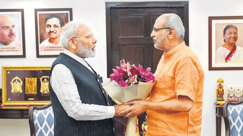 ভারতের উপ-রাষ্ট্রপতি নির্বাচিত হলেন সি.পি. রাধাকৃষ্ণান
