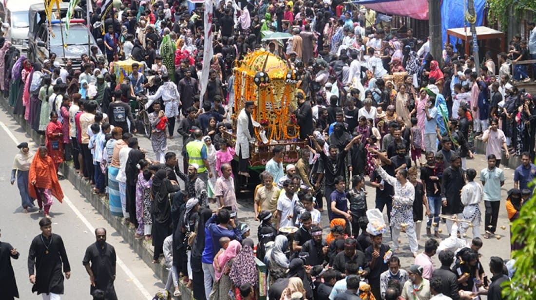 তাজিয়া মিছিলে ডুলির রশি ধরা নিয়ে বাকবিতণ্ডার জেরে ছুরিকাঘাতে নিহত যুবক, গ্রেপ্তার ৪