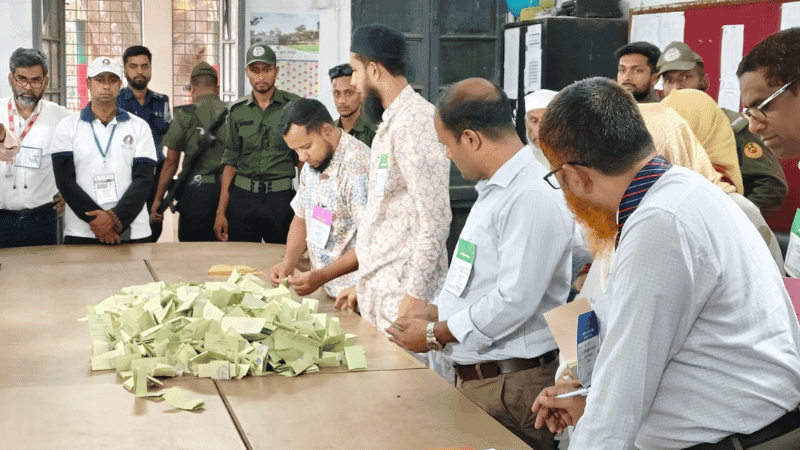 বগুড়ায় উপনির্বাচনে ৪২.৪৯ শতাংশ ভোট পড়েছে