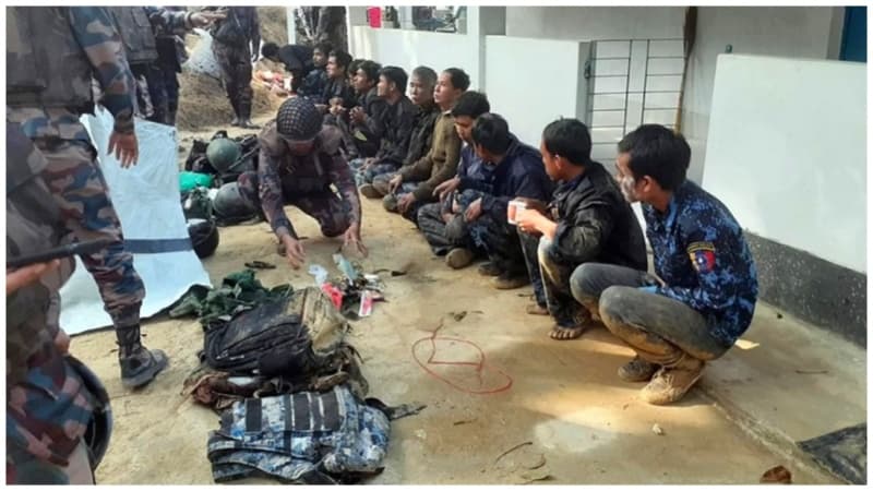 মিয়ানমার সীমান্তরক্ষী বাহিনীর ৯৫ সদস্য আশ্রয় নিয়েছে বাংলাদেশে