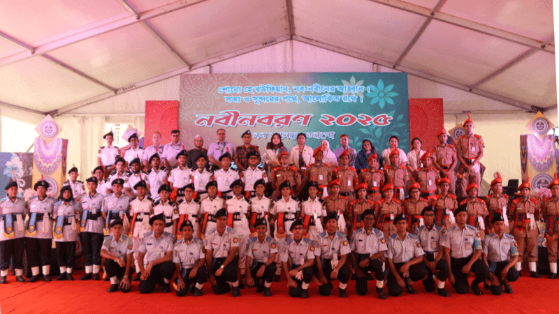 বীরশ্রেষ্ঠ মুন্সী আব্দুর রউফ কলেজে নবীনবরণ উৎসব