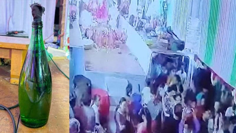 তাঁতীবাজারে পূজামণ্ডপে বোতল নিক্ষেপ, ছুরিকাঘাতে আহত ৪