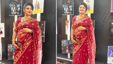 বেবি বাম্প নিয়ে অনুষ্ঠানে হাজির মৌসুমী হামিদ