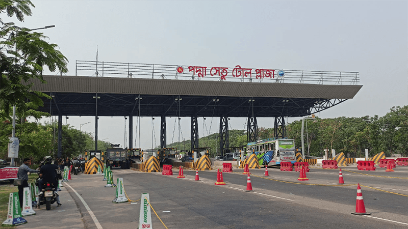 পদ্মা সেতুতে স্বয়ংক্রিয়ভাবে টোল আদায় শুরু