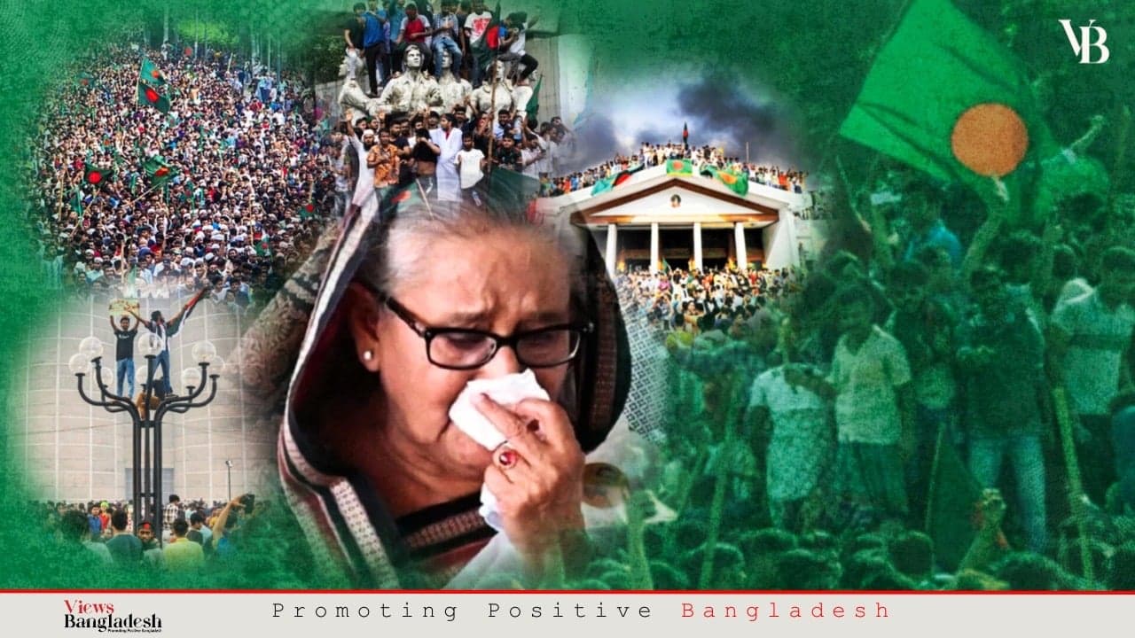 বৈষম্যবিরোধী ছাত্র আন্দোলন, গণঅভ্যুত্থান এবং শেখ হাসিনার পতন