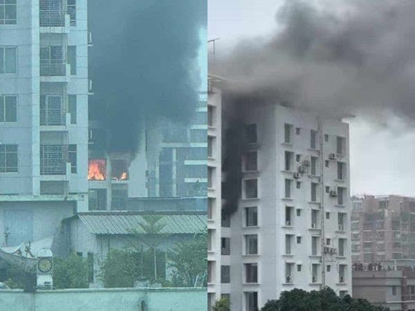 ধানমন্ডিতে বহুতল ভবনের আগুন নিয়ন্ত্রণে, আহত ৩