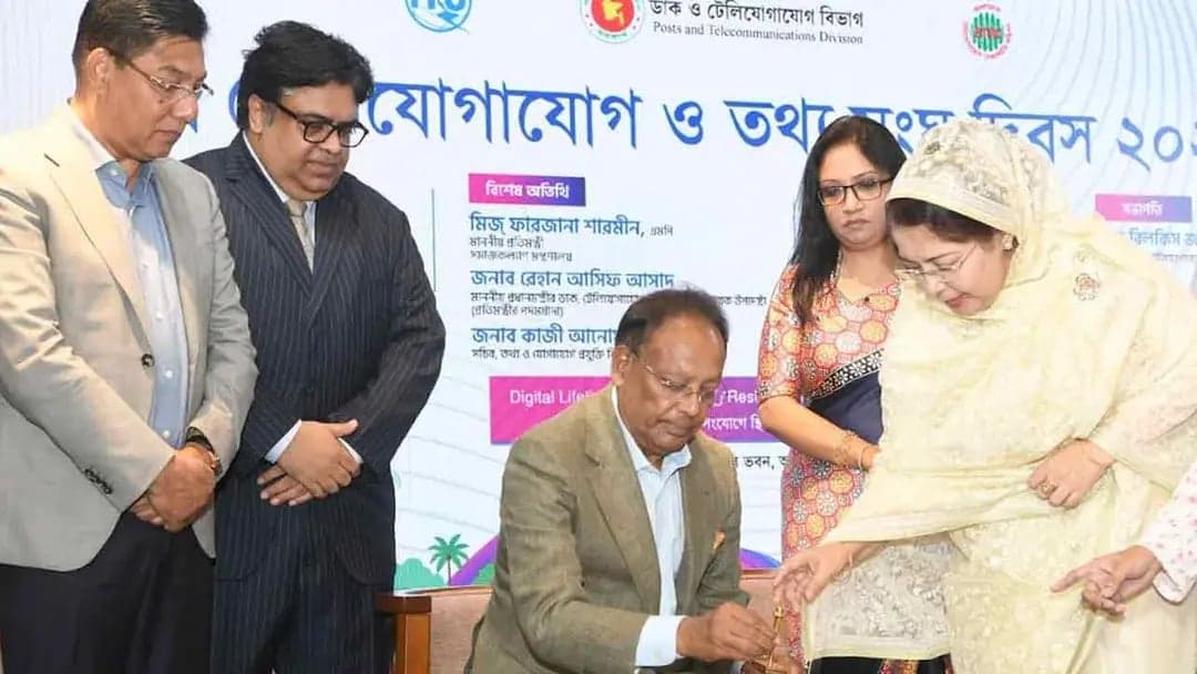 দেশের ৯৯ শতাংশ জনগোষ্ঠী এখন ফোর-জি নেটওয়ার্কের আওতাভুক্ত: টেলিযোগাযোগ মন্ত্রী