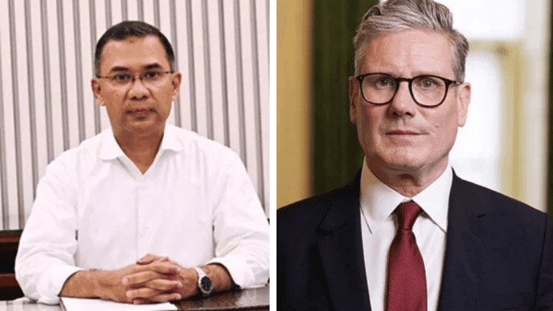 তারেক রহমানকে যুক্তরাজ্যের প্রধানমন্ত্রী স্টারমারের অভিনন্দন