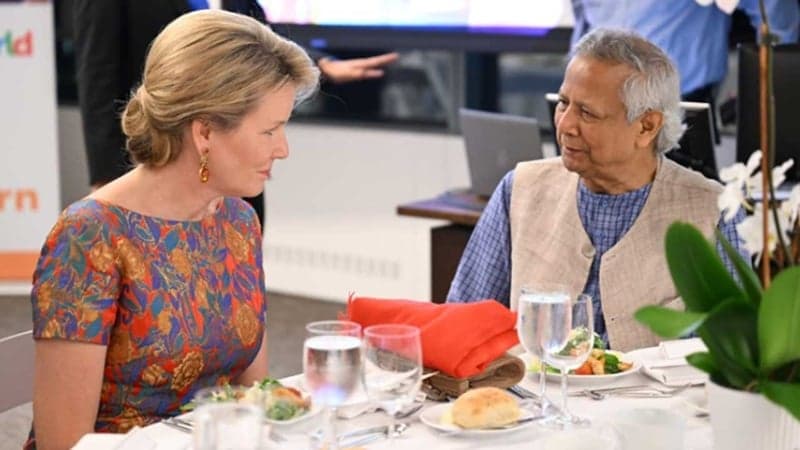 প্রধান উপদেষ্টার সঙ্গে বেলজিয়ামের রানী এবং সাবেক ব্রিটিশ প্রধানমন্ত্রীর সাক্ষাৎ