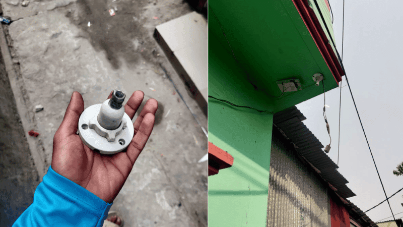 নারায়ণগঞ্জে ভোটকেন্দ্রের আশপাশের সিসিটিভি ক্যামেরা ভাঙচুর