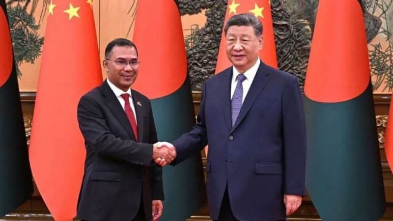বেইজিংয়ে শি জিনপিংয়ের সঙ্গে প্রধানমন্ত্রী তারেক রহমানের বৈঠক