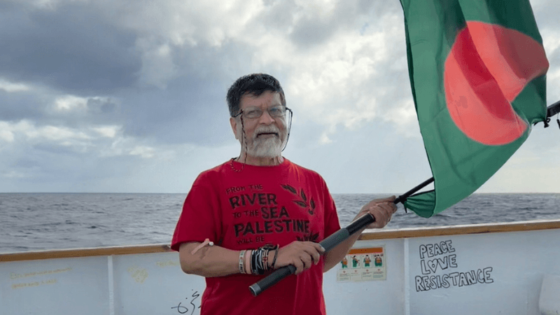 ফ্লোটিলা থেকে শহিদুল আলমকে ‘ধরে নিয়ে গেছে’ ইসরায়েলি বাহিনী